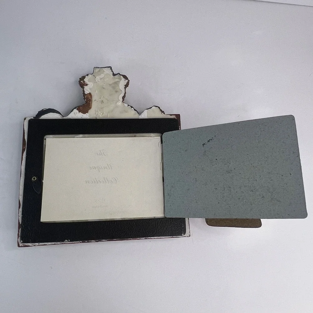 3.5x5 Bear Picture Frame Teddy Bear Rose Ladybug Butterfly Resin Cottagecore